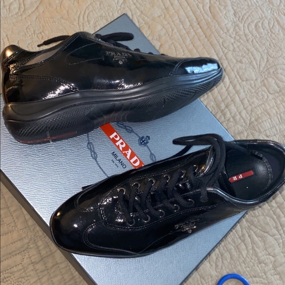 Real Vintage Prada Women’s Calzature Donna Leather Shoes - Picture 1 of 1